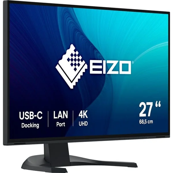 EIZO EV2740X-BK, LED-Monitor (69 cm (27 Zoll), schwarz, UltraHD/4K, IPS, LAN, USB-C)