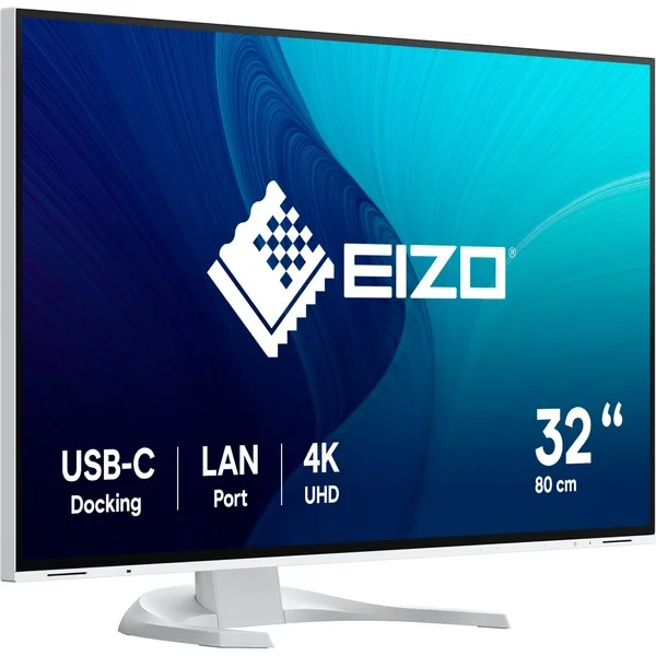 EIZO EV3240X-WT, LED-Monitor (80 cm (32 Zoll), weiß, UltraHD/4K, IPS, LAN, USB-C)