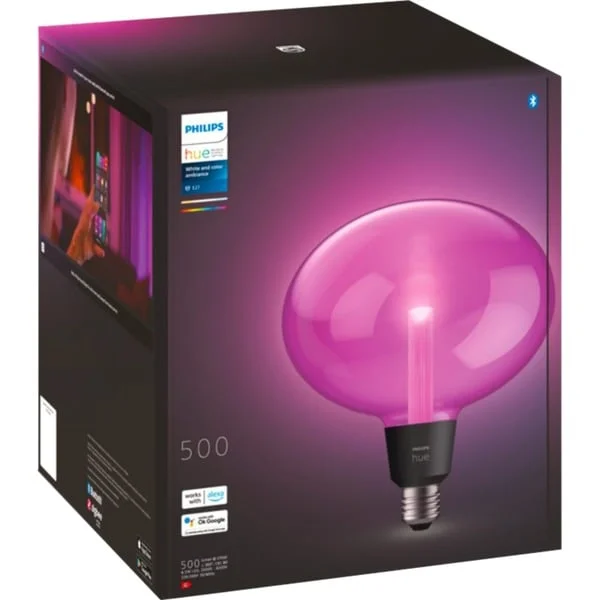 Philips HUE White & Color Ambiance E27 LightGuide Ellipse 500, LED-Lampe