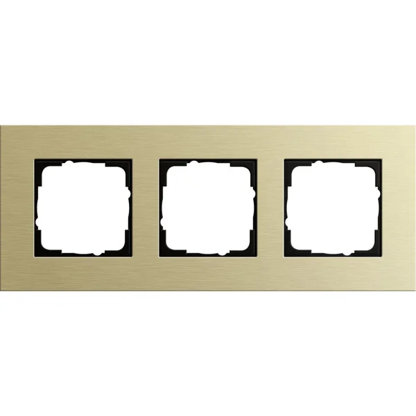 Gira Abdeckrahmen dreifach, Abdeckung (gold, Retail)