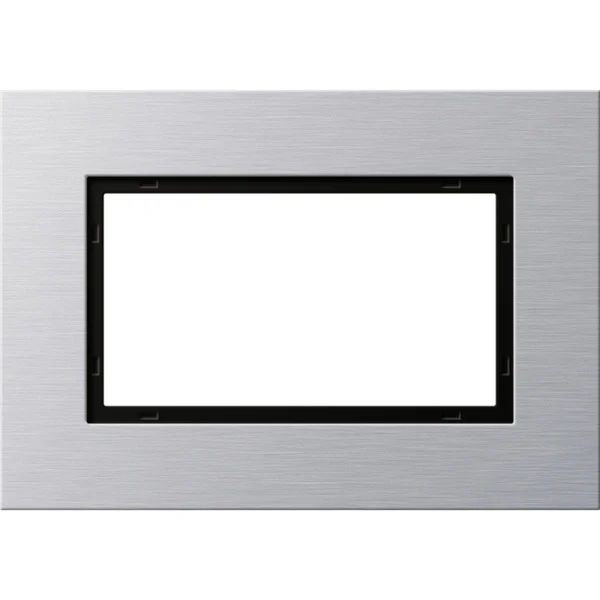 Gira Abdeckrahmen 1 1 zweifach, Abdeckung (aluminium, Retail)