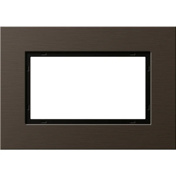 Gira Abdeckrahmen 1 1 2fach, Abdeckung (braun, Retail)