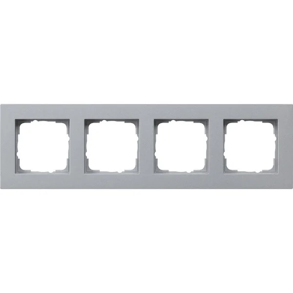 Gira Abdeckrahmen vierfach (aluminium, Retail)