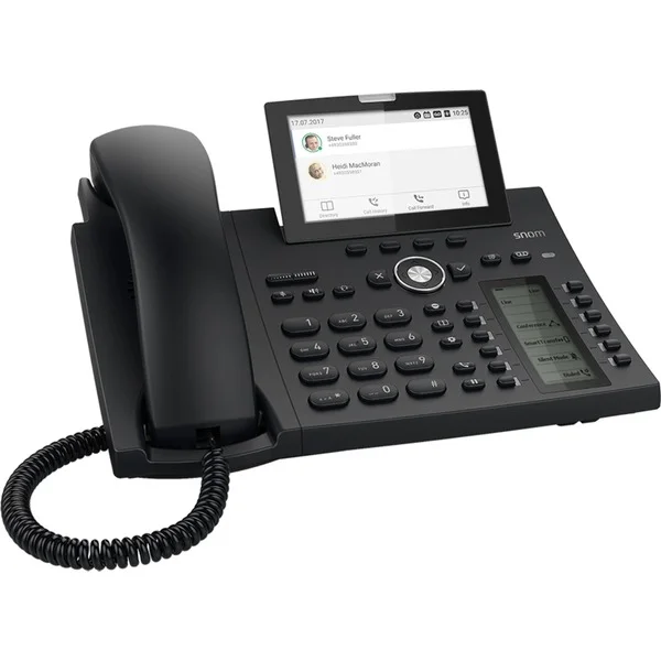 snom D385N, VoIP-Telefon (schwarz)