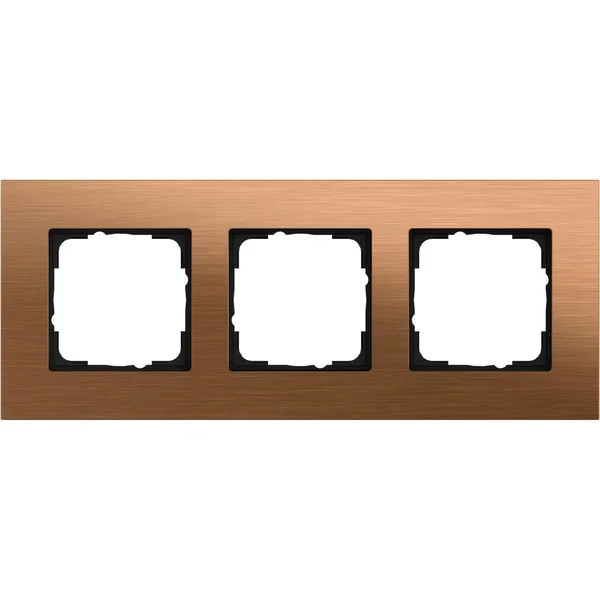 Gira Abdeckrahmen 3-fach, Abdeckung (bronze, Retail)