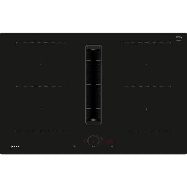 Neff V58NHQ4L0 N 70, Autarkes Kochfeld (schwarz, 80 cm, mit integriertem Dunstabzug)