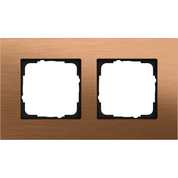 Gira Abdeckrahmen 2-fach, Abdeckung (bronze, Retail)