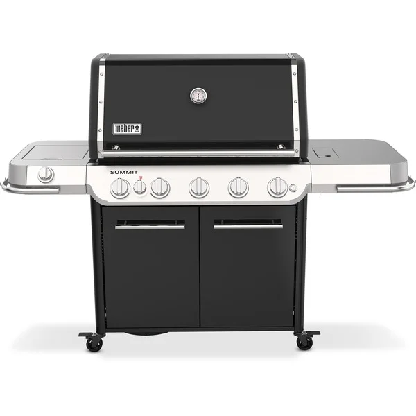 Weber Gasgrill Summit FS38 E, Black (schwarz/edelstahl, mit CRAFTED Basis-Rahmen und Sear Zone)
