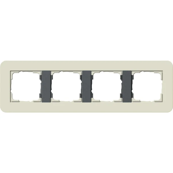 Gira Abdeckrahmen 4fach (beige, Retail)