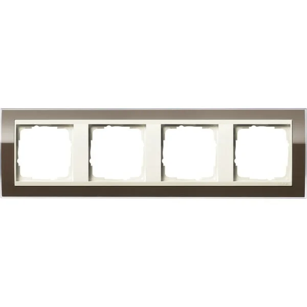 Gira Abdeckrahmen vierfach (braun, Retail)