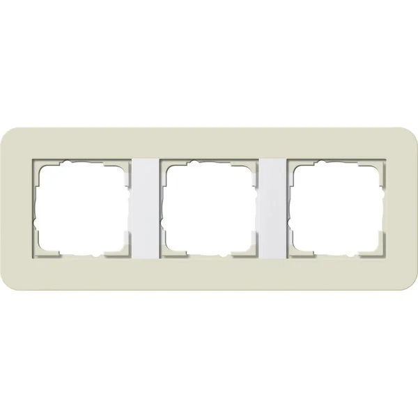 Gira Abdeckrahmen 3fach, Abdeckung (beige, Retail)