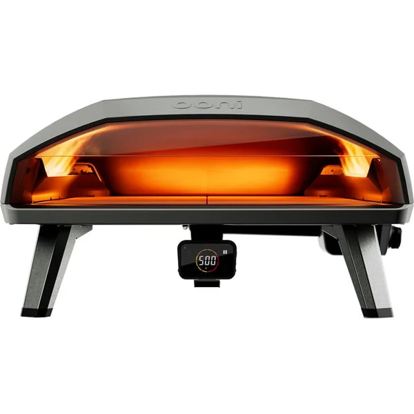 Ooni Koda 2 Max Pizzaofen (schwarz/grau, für Pizzen bis ca. Ø 51cm)