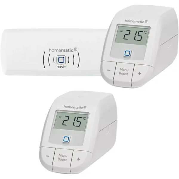 Homematic IP Starter Bundle Heizen Basic für 2 Heizkörper, Set