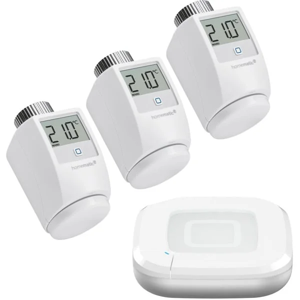 Homematic IP Starter Bundle Heizen für 3 Heizkörper, Set