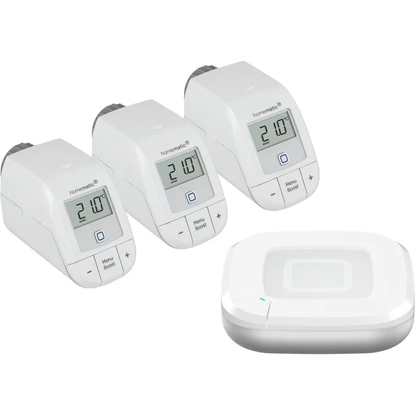 Homematic IP Starter Bundle Heizen Basic für 3 Heizkörper, Set