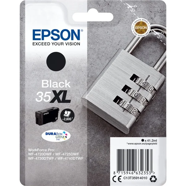 Epson Tinte schwarz 35XL (C13T35914010) (DURABrite Ultra)