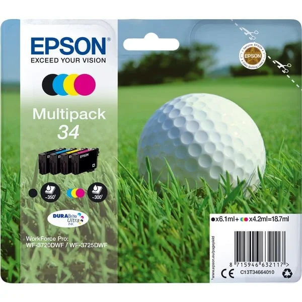 Epson Tinte Multipack 34 (C13T34664010) (DURABrite Ultra)