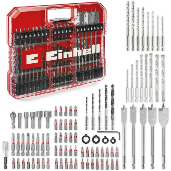 EINHELL XL-CASE Bit- & Bohrer-Set mit Aufbewahrung, 95-teilig, Bohrer- & Bit-Satz