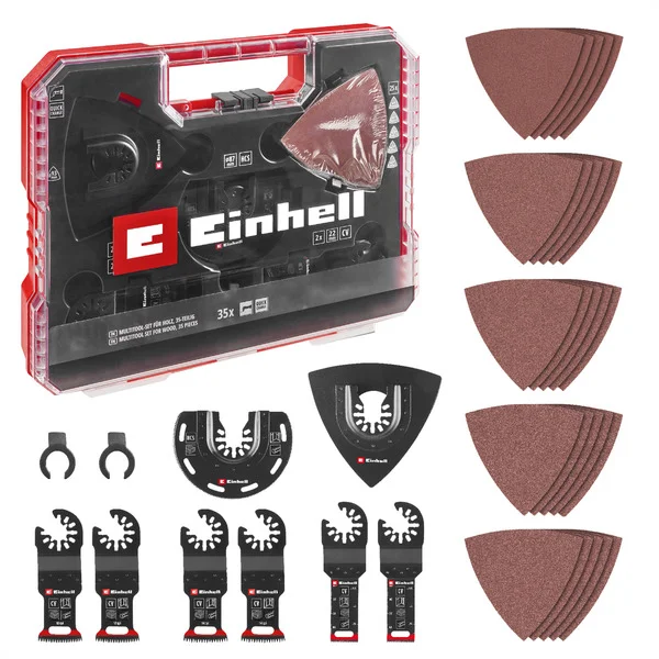 EINHELL Multitool-Set 35-teilig, in XL-PLUS-CASE, Sägeblatt-Satz (für Holz, für Multifunktionswerkzeuge)
