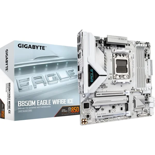 GIGABYTE B850M EAGLE WF6E ICE, Mainboard (schwarz)