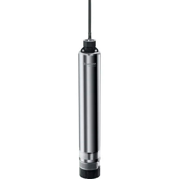 GARDENA Tiefbrunnenpumpe 6000/5 inox, Tauch- / Druckpumpe (inox/schwarz, 950 Watt)