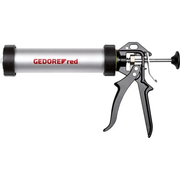 GEDORE Red Kartuschenpresse-/Pistole Alu für Silikon, Kartuschenpistole (schwarz/rot)