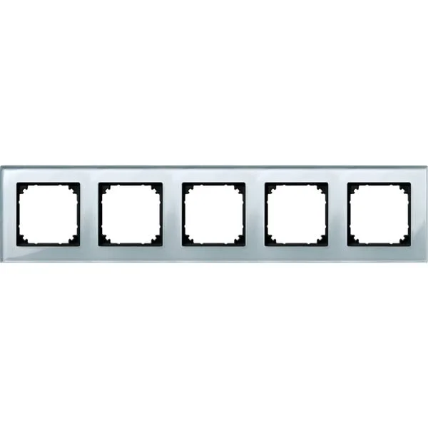 Merten Rahmen Glas 5-fach waagerecht und senkrecht montierbar (Retail)