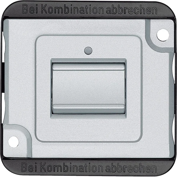 Merten Aus-Wechselschalter einpolig (aluminium, Retail)