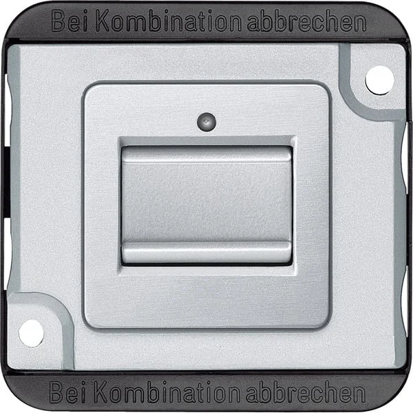 Merten Kreuzschalter Einsatz einpolig (aluminium, Retail)