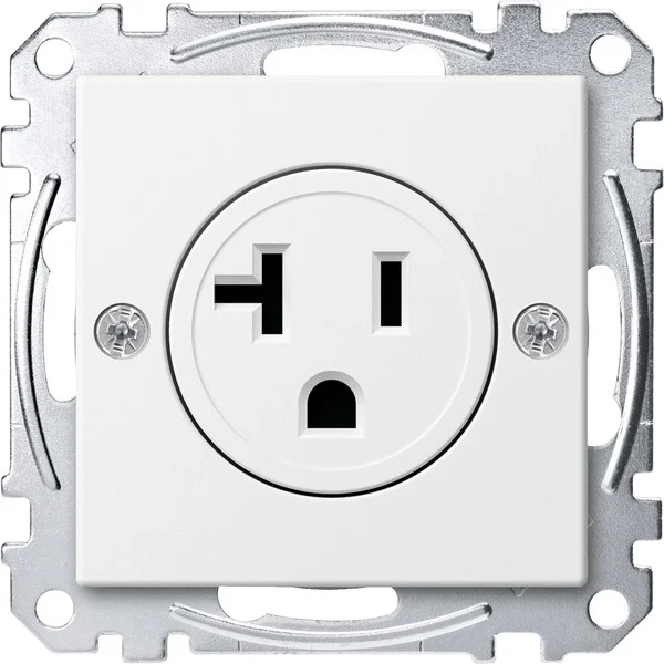 Merten Steckdosen Einsatz polarweiß USA 20 Ampere (weiß, Retail)