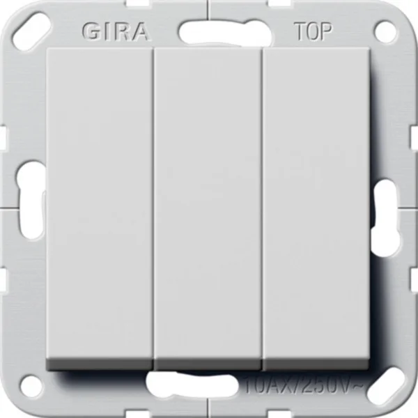 Gira Wipptaster dreifach (grau, Retail)