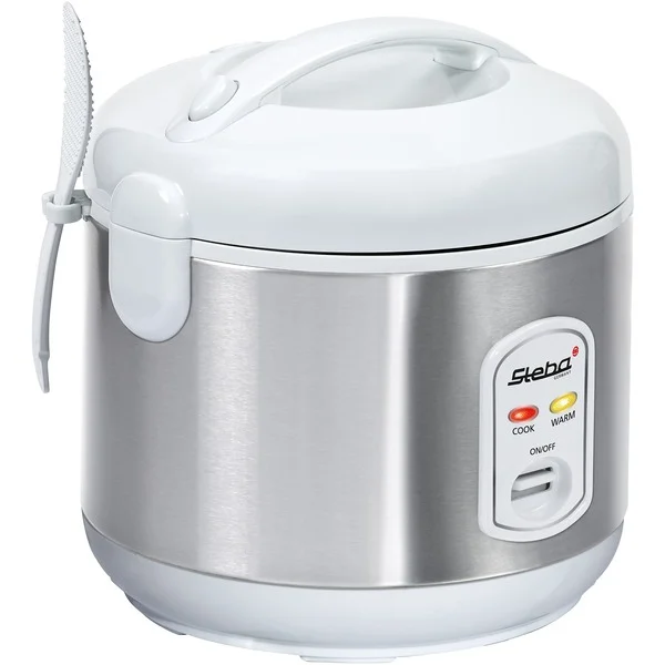 Steba Reiskocher RK 2 (edelstahl/weiß, 700 Watt, 3,5 Liter)