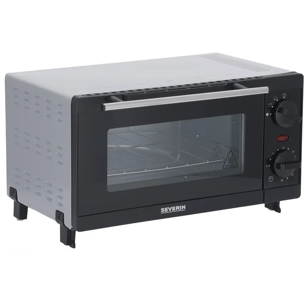 Severin Toastofen TO 2052, Mini-Backofen (schwarz/silber)