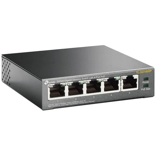 TP-Link TL-SG1005P, Switch (schwarz)