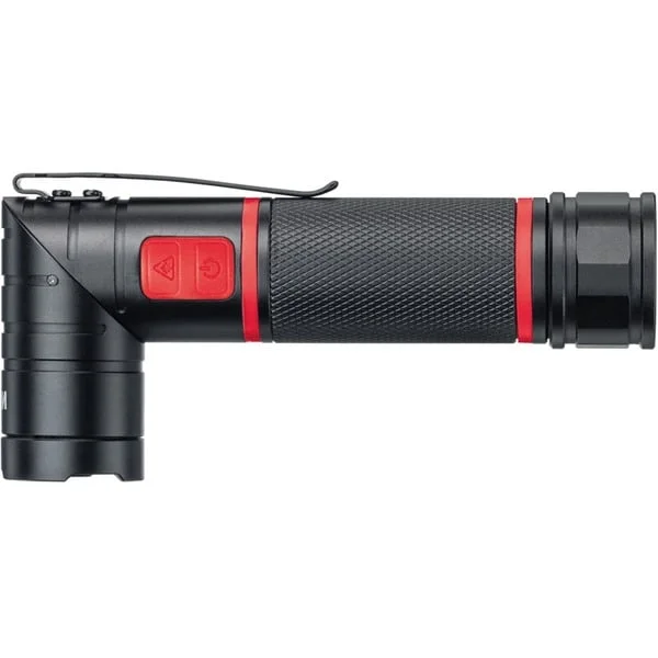Wiha Multi-Taschenlampe (schwarz/rot, mit LED-Licht, Laser und UV-Licht)
