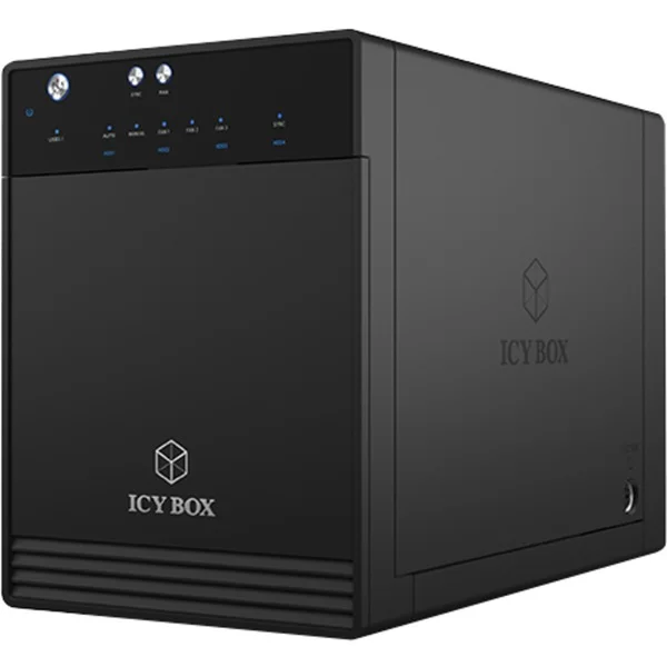 ICY BOX IB-3740-C31, Laufwerksgehäuse (schwarz)