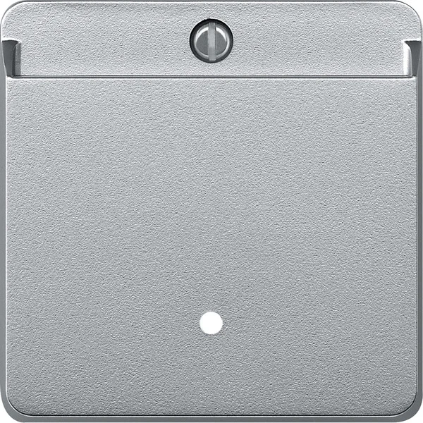 Merten Card Schalter beleuchtbar (aluminium, Retail)