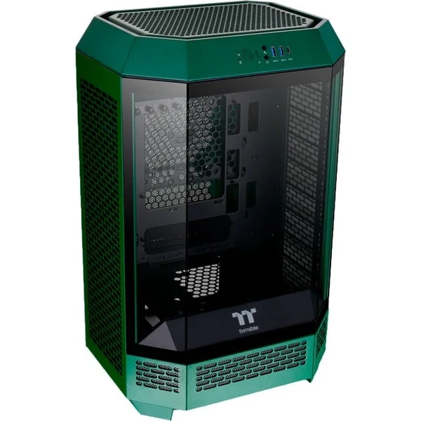 Thermaltake The Tower 300 Racing Green, Tower-Gehäuse (dunkelgrün, Tempered Glass)