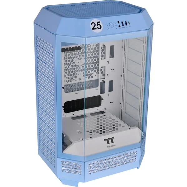 Thermaltake The Tower 300 Hydrangea Blue, Tower-Gehäuse (hellblau, Tempered Glass)