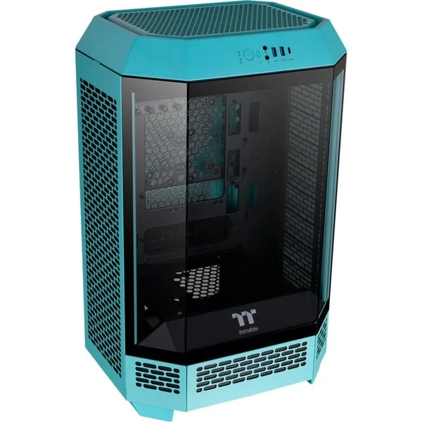 Thermaltake The Tower 300 Turquoise, Tower-Gehäuse (türkis, Tempered Glass)