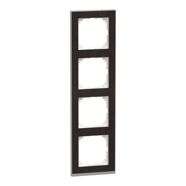 Merten Decor-Rahmen vierfach (wenge, Retail)