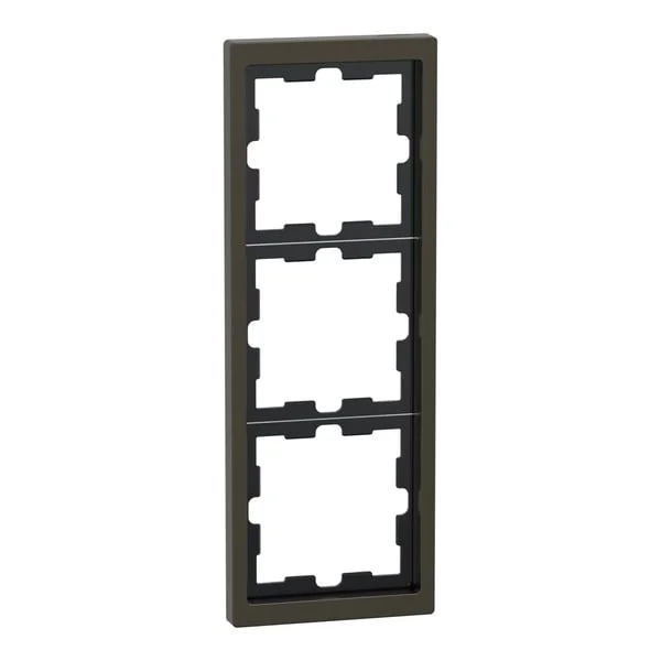 Merten Rahmen 3-fach Moccametallic (bronze, Retail)