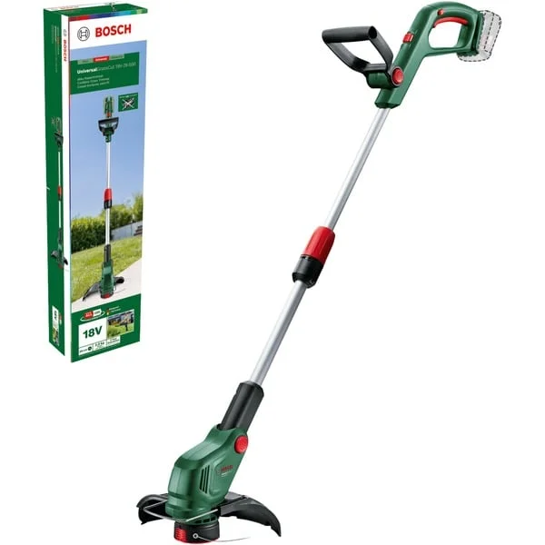 Bosch Heimwerken & Garten Akku-Rasentrimmer UniversalGrassCut 18V-26-500 Solo, 18Volt (grün/schwarz, ohne Akku und Ladegerät, POWER FOR ALL ALLIANCE)