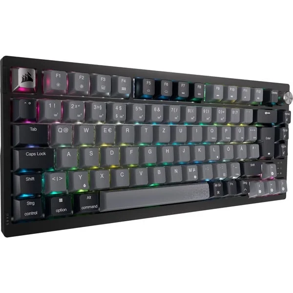 Corsair K65 Plus Wireless, Gaming-Tastatur (DE-Layout, Corsair MLX Red)