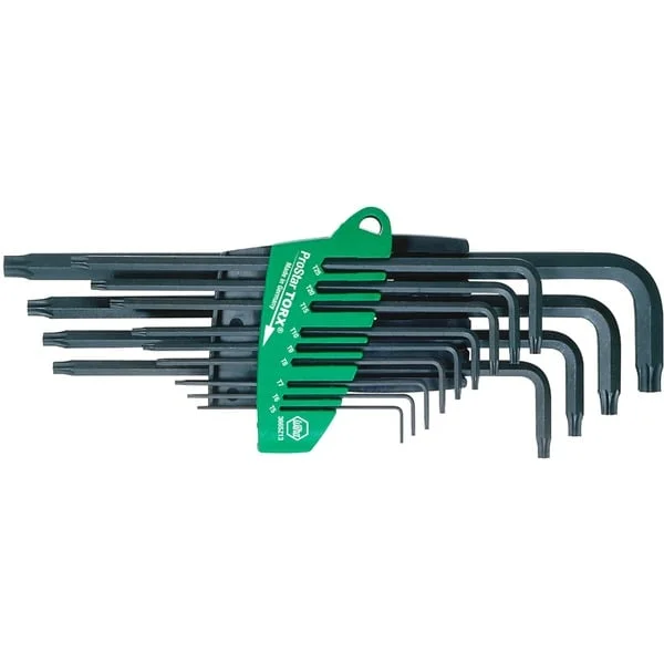 Wiha Stiftschlüssel-Set im ProStar Halter, Sechsrund, Schraubendreher (schwarz, 13-teilig)