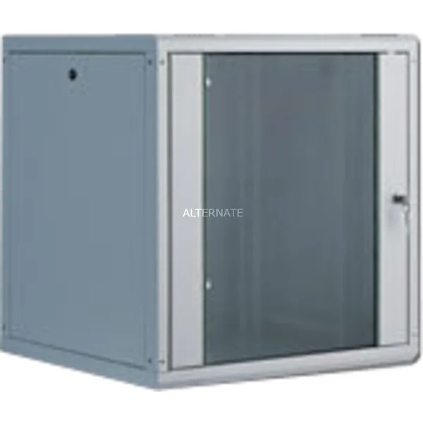 Digitus 483-mm-Wandschrank, 12 HE, IT-Schrank (grau, 12 Höheneinheiten)