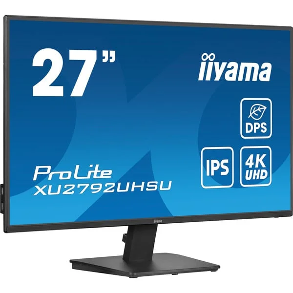 iiyama ProLite XU2792UHSU-B6, LED-Monitor (68.5 cm (27 Zoll), schwarz (matt), UltraHD/4K, IPS, HDMI, DP, USB-C, USB-Hub, B-Ware)