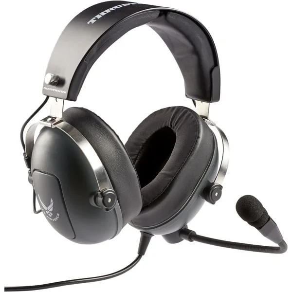 Thrustmaster T.Flight U.S. Air Force Edition, Gaming-Headset (grau/metall)