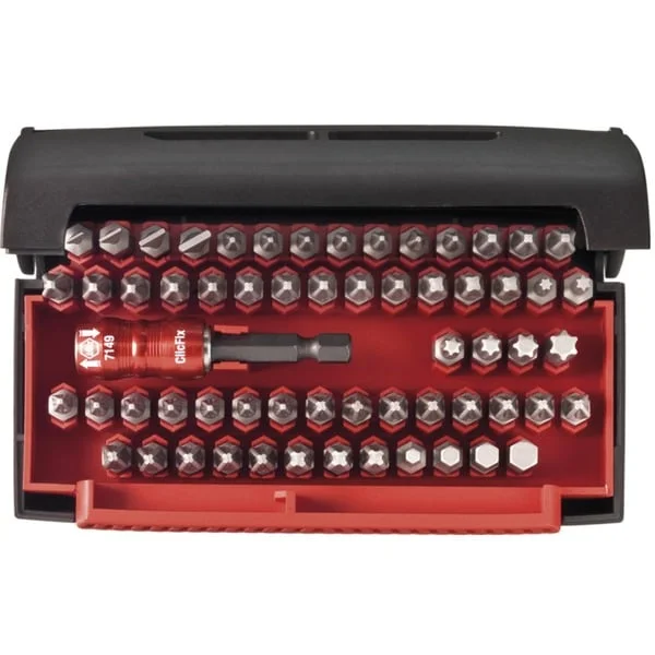 Wiha Bit-Satz Collector Standard, 25mm, 1/4" (schwarz, 61-teilig)