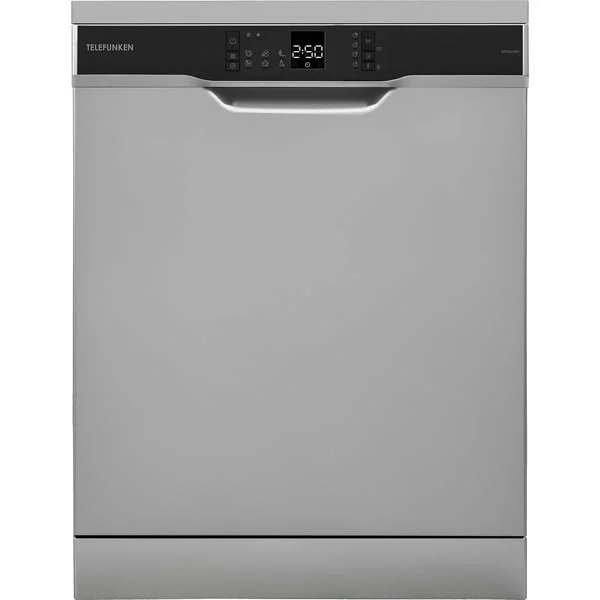 Telefunken GFS6012DI, Spülmaschine (silber/schwarz, 60 cm)